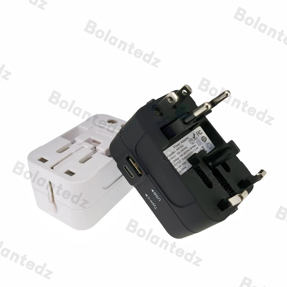 Hot Sale Travel Adapter with Dual USB Port Universal Adaptor UK to EU Plug