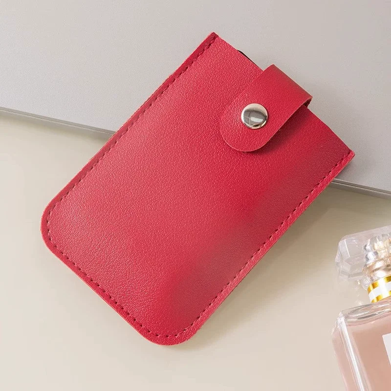 Elegant Leather Card Sleeve with Pull-Out Design – Large Capacity Holder