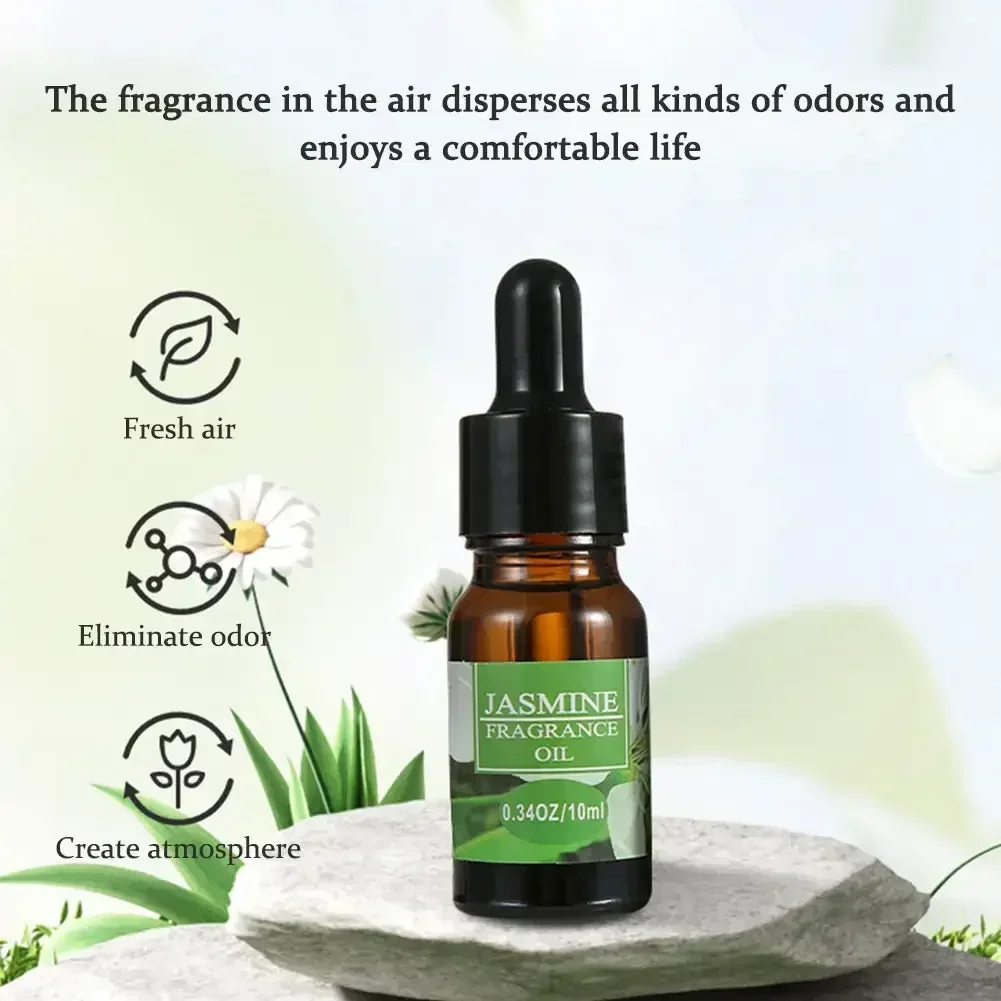 Premium 10ml Car Air Freshener Essential Oil with Dropper - Long-Lasting Auto and Home Fragrance