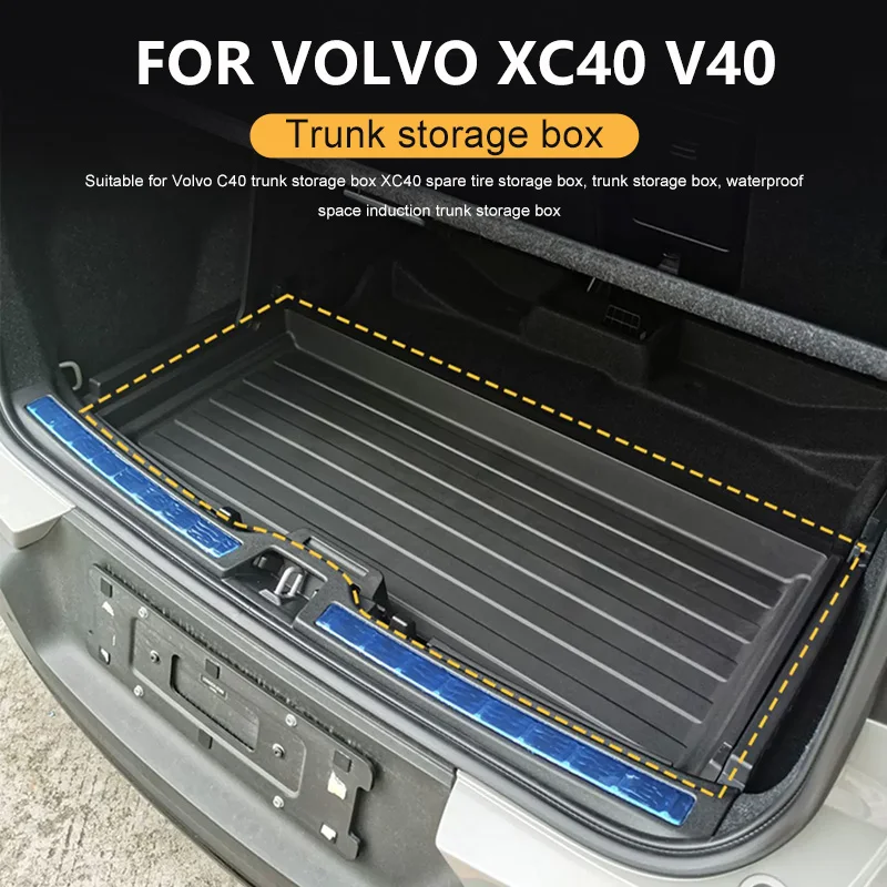 ForVolvoC40TrunkstorageboxXC40sparetirestorageboxRear
