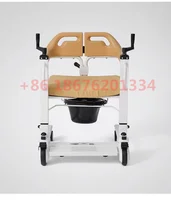 Hospital Patient Lift Disabled Shower Toilet Seat Elderly Care Transfer Chair with Commode 2