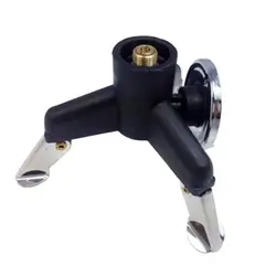 Outdoor Stove Adapter Portable Flat To Long Gas Tank Black Triangle Adapter