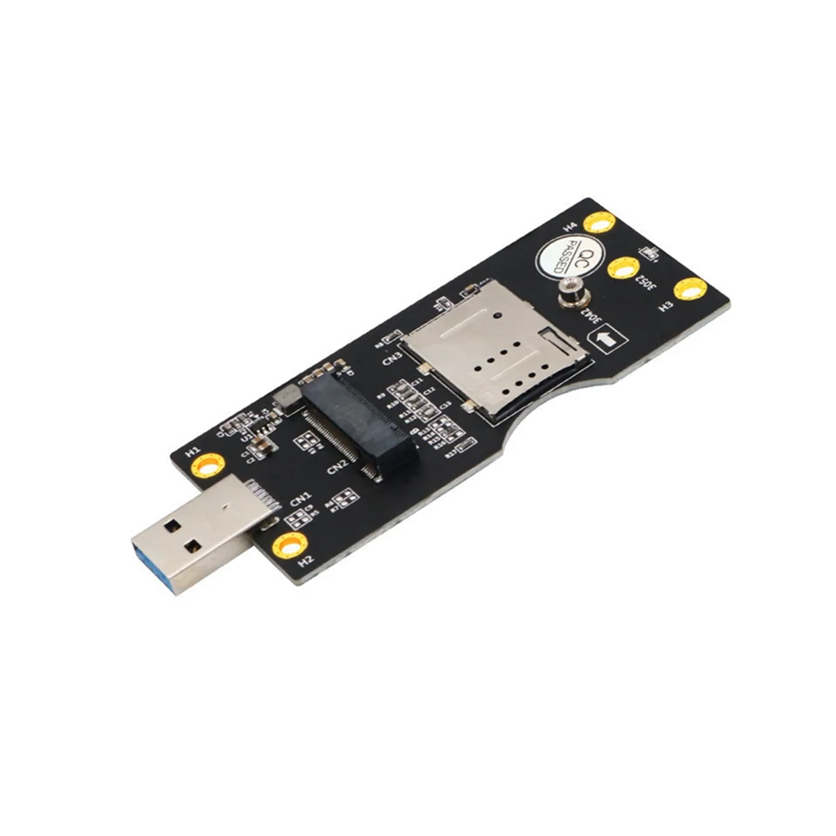  Adaptador NGFF (M.2) a USB 3.0 con ranura para tarjeta SIM 8pin  para módulo 3G/4G/5G : Electrónica