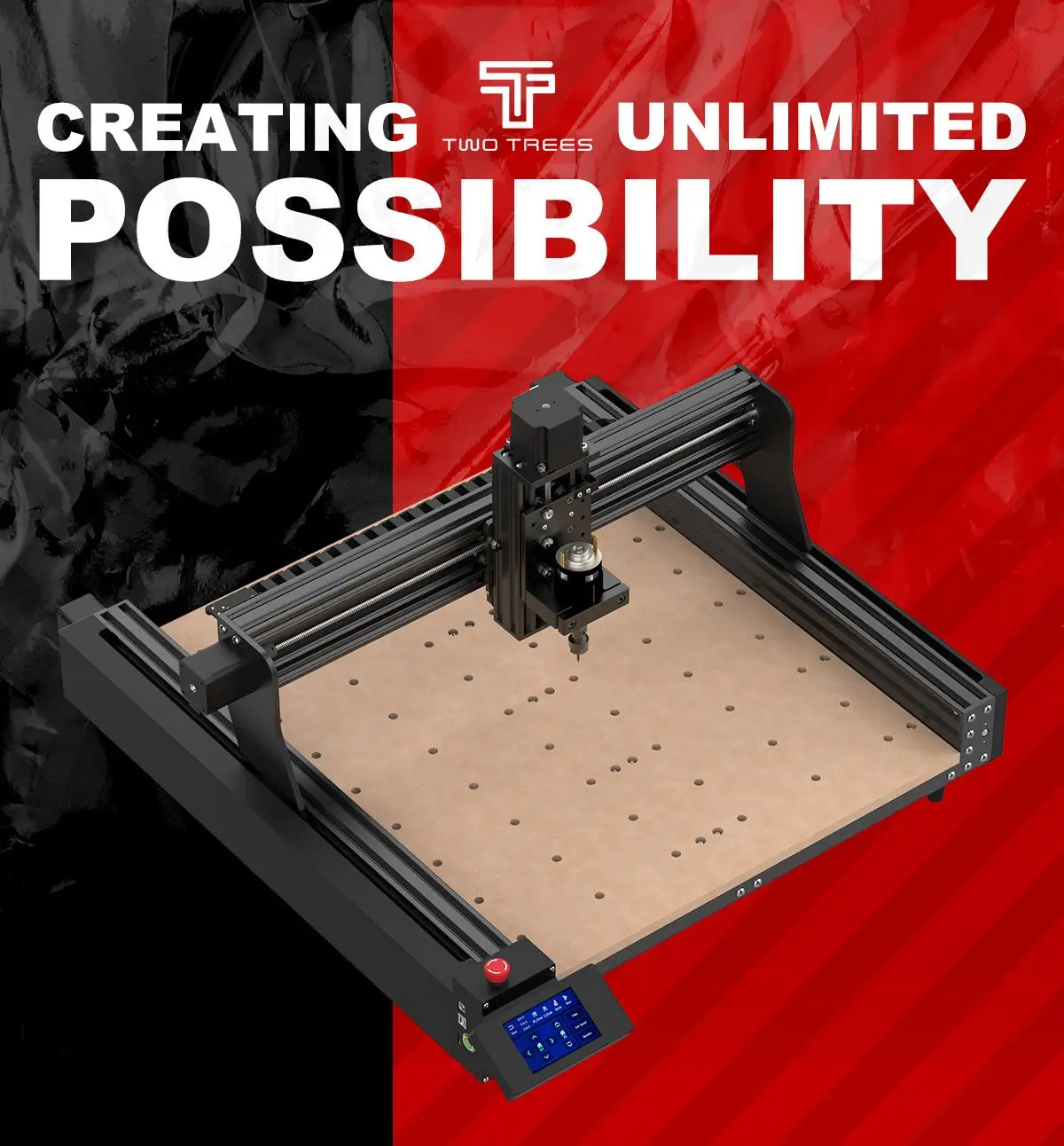 Two Tress TTC450 120W CNC Engraver Cutting Machine Laser Carving GRBL 3 Axis with Offline