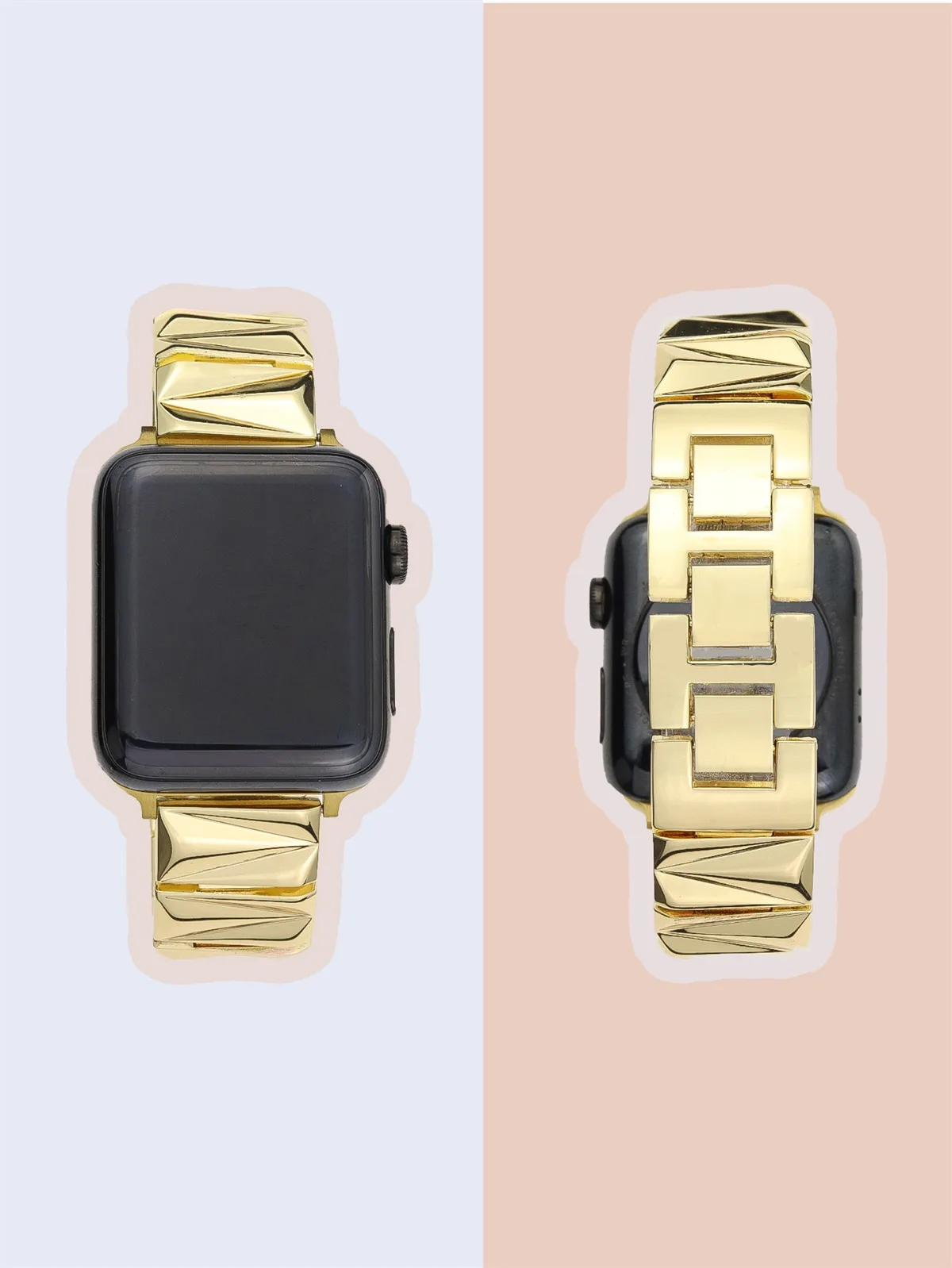 Kellon ranneke iWatchille 42/44/45/46/49mm 38/40/41mm Metal Fashion kellohihna Watch Series Ultra2 -sarjalle 10/9/8/7/6/5/4/3/2/1_voghion.com