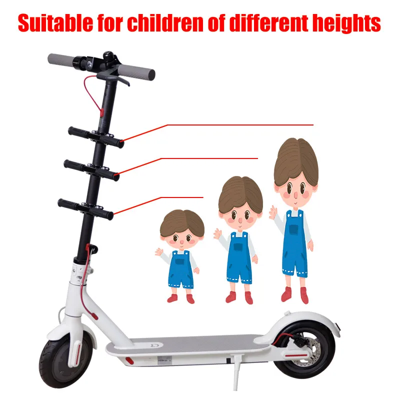 Scooter handlebar grip children's adjustable grip bar safe holder kids handrail compatible for Xiaomi M365 / Pro 1S electric scooter