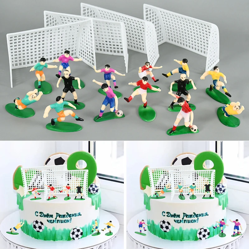 1セットサッカーゲームケーキトッパー子供サッカー誕生日パーティーカップケーキトッパーdiyベーキングケーキパーティーの装飾供給子供の好意のギフト Aliexpress Diyケーキトッパーセットパーティー用品ベーキングデコレーションカップケーキデコレーション異なる