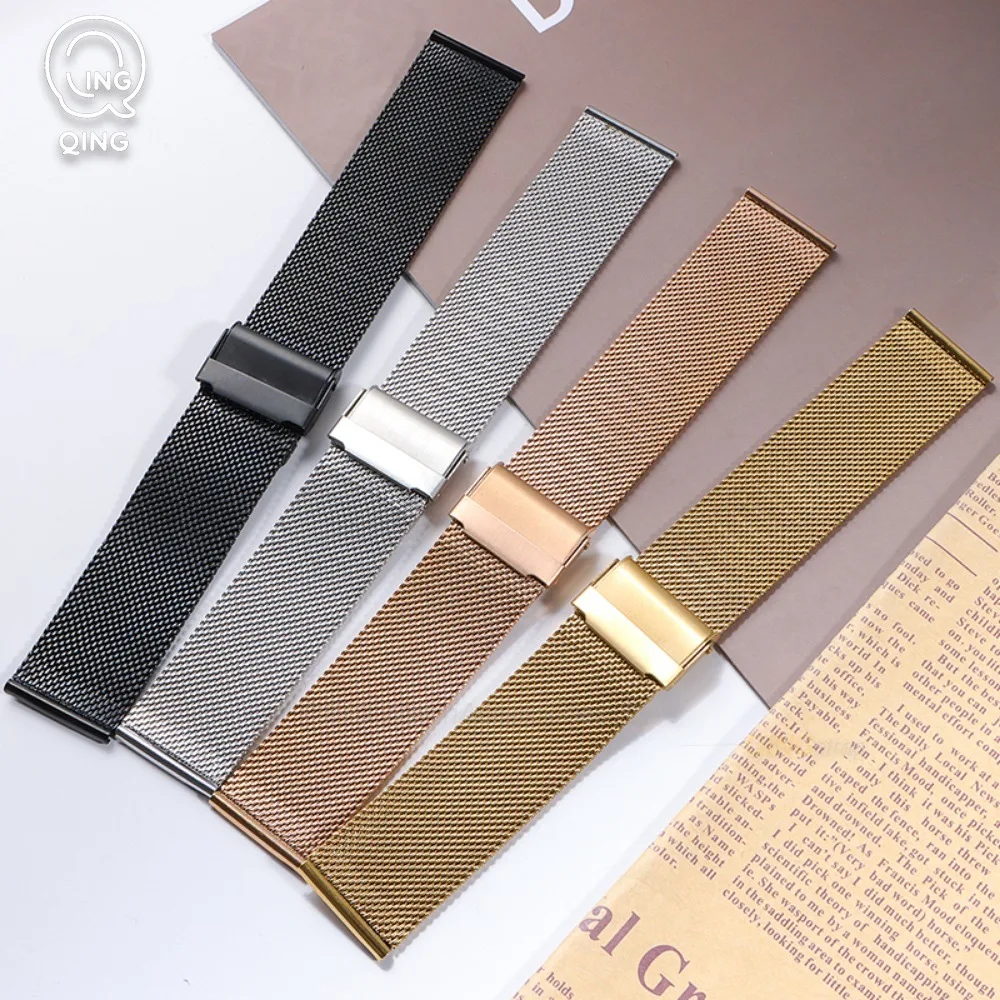 Universal Mesh Milanese Quick Release Watch Strap - Sleek and Stylish Bracelet