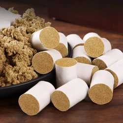 Moxa Rolls Made with Wild Mugwort Chinese Medical Acupuncture Points Heating Therapy Warm Massage Moxibustion Sticks 54Pcs