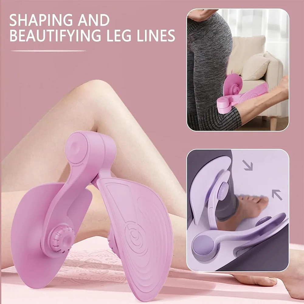 

Adjustable Angle Pelvic Floor Muscle Trainer PP+TPR Triangular Structure Multifunctional Leg Clip Pink/Purple/Blue