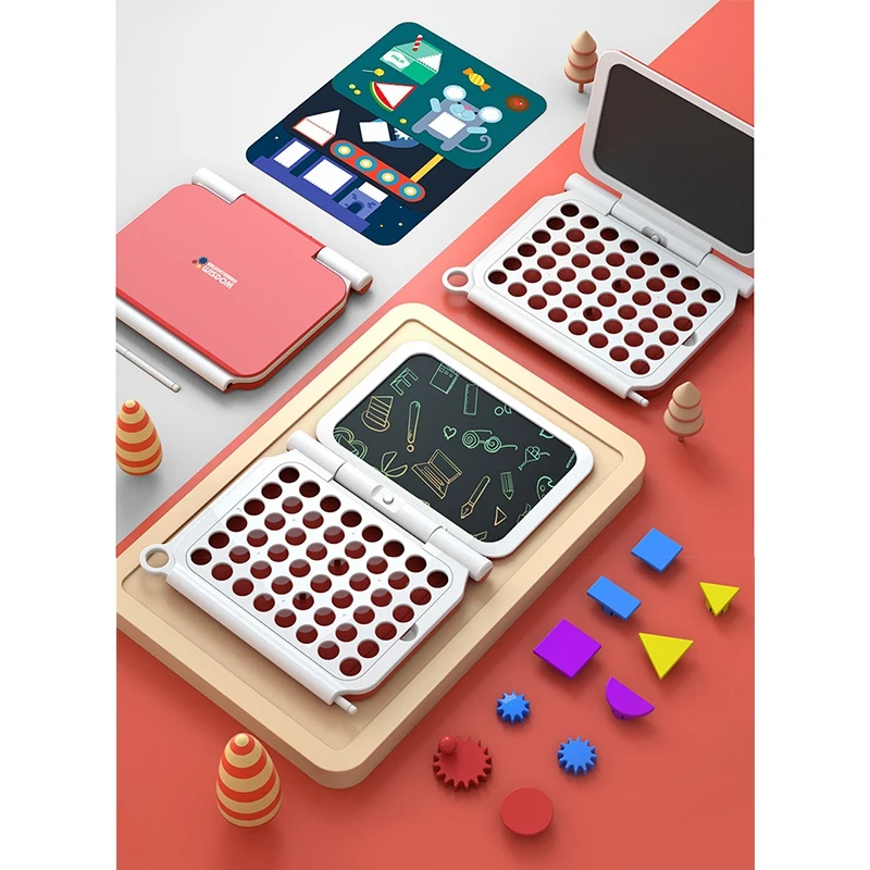 -낙서 패드 LCD 쓰기 보드 드로잉 보드 태블릿 어린이를위한 태블릿 화면 DIY 퍼즐 교육 장난감 생일