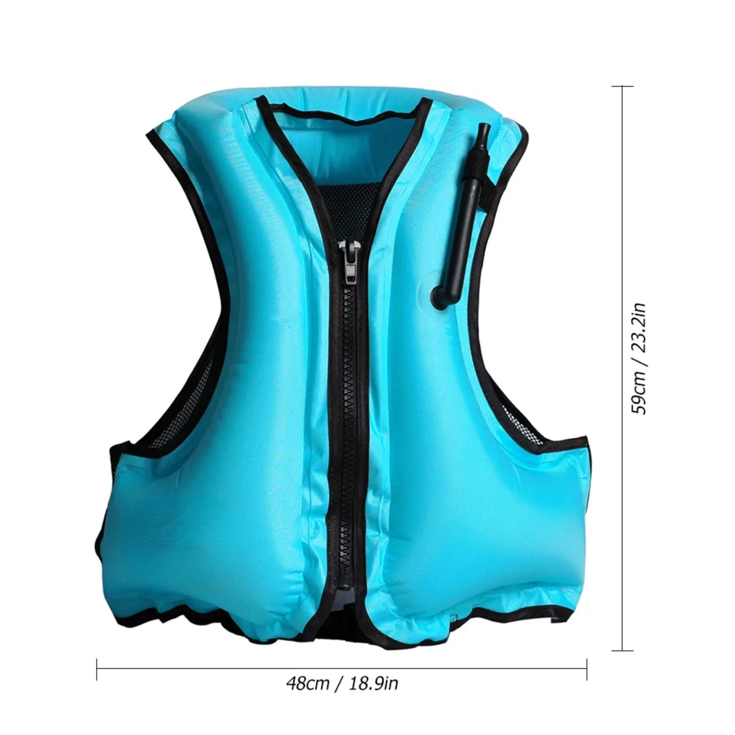 Adult Inflatable Swimming Life Vest Life Jacket Snorkeling Floating Surfing Water Safety Sports Saving Jackets Water Sports