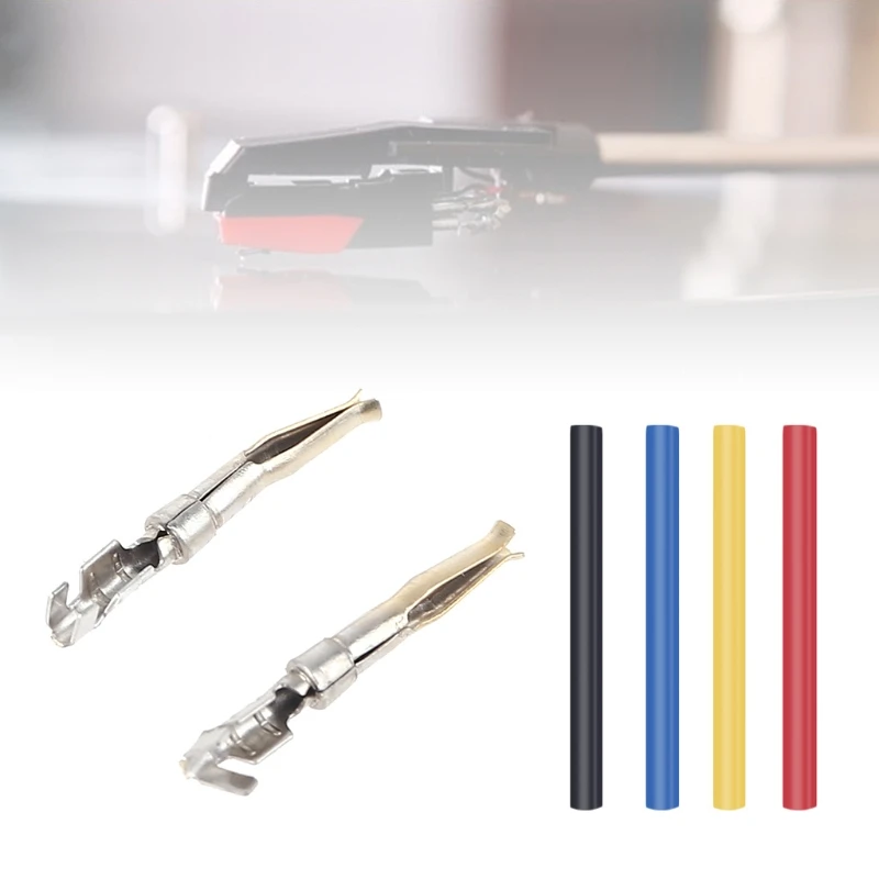 Phosphor Bronze Cartridge Connector Clips Tubes 8 Gold Plated Pins For Cartridges Turntable IT Tubes Gold Plated Cartridge turntable setup kit