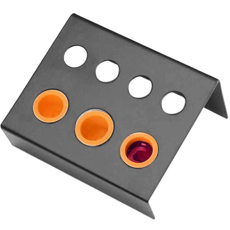

Tattoo Ink Cup Holder Stand 7 Holes Tattoo Tool Pigment Black Container Skin Permanent Makeup Accessories for Body Art Supplies