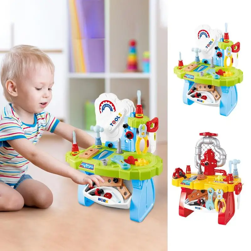 

Kids Tool Set Toy Funny Tool Set Toy For Pretend Play And Education Tool Bench Toy Safe And Durable Construction Toys