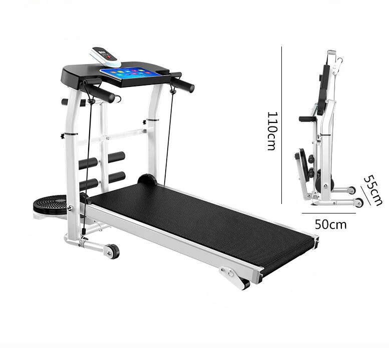 

Sturdy structure cheap treadmill, adjustable armrest height, running machine treadmill