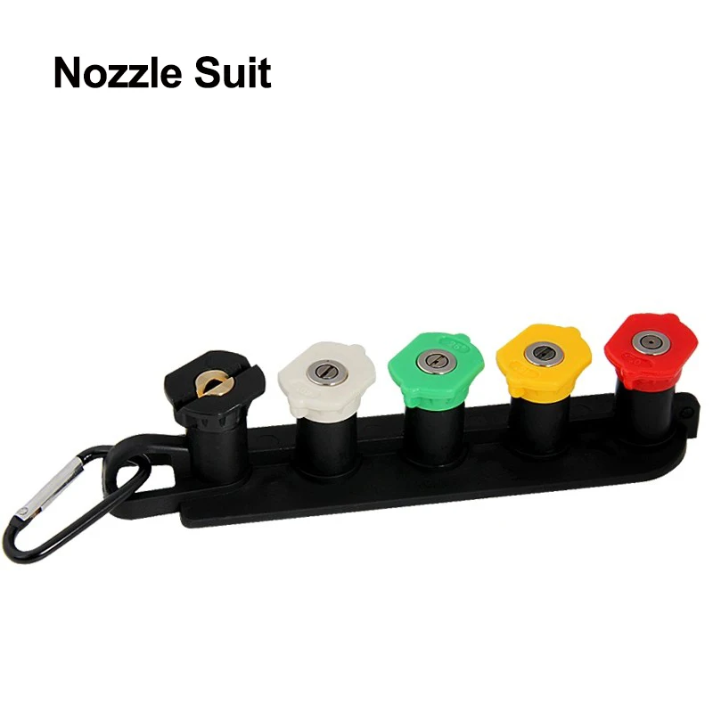 1/4인치 퀵 인서트 물총 노즐 커넥터(홀스터 래치 포함), 고압 물총 노즐 액세서리
