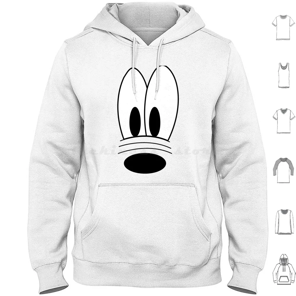 

Eyes Hoodies Long Sleeve Dog Minnie Woof Canine Four Legged Friend Cartoon Animation Character Classic Good Boy Listen