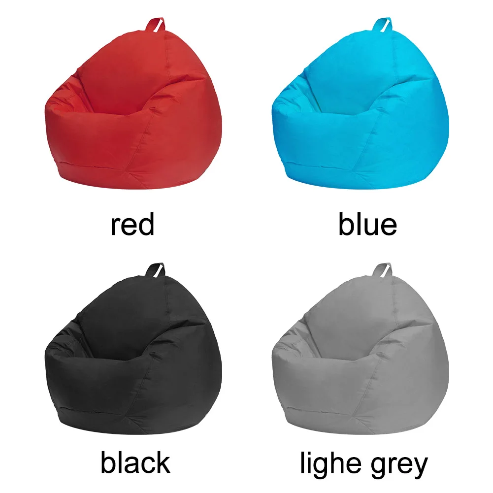 Oxford Fabric Lazy Lounger Indoor Lazy Sofa Bean Bag Cover Living Room Hotel Easy Clean
