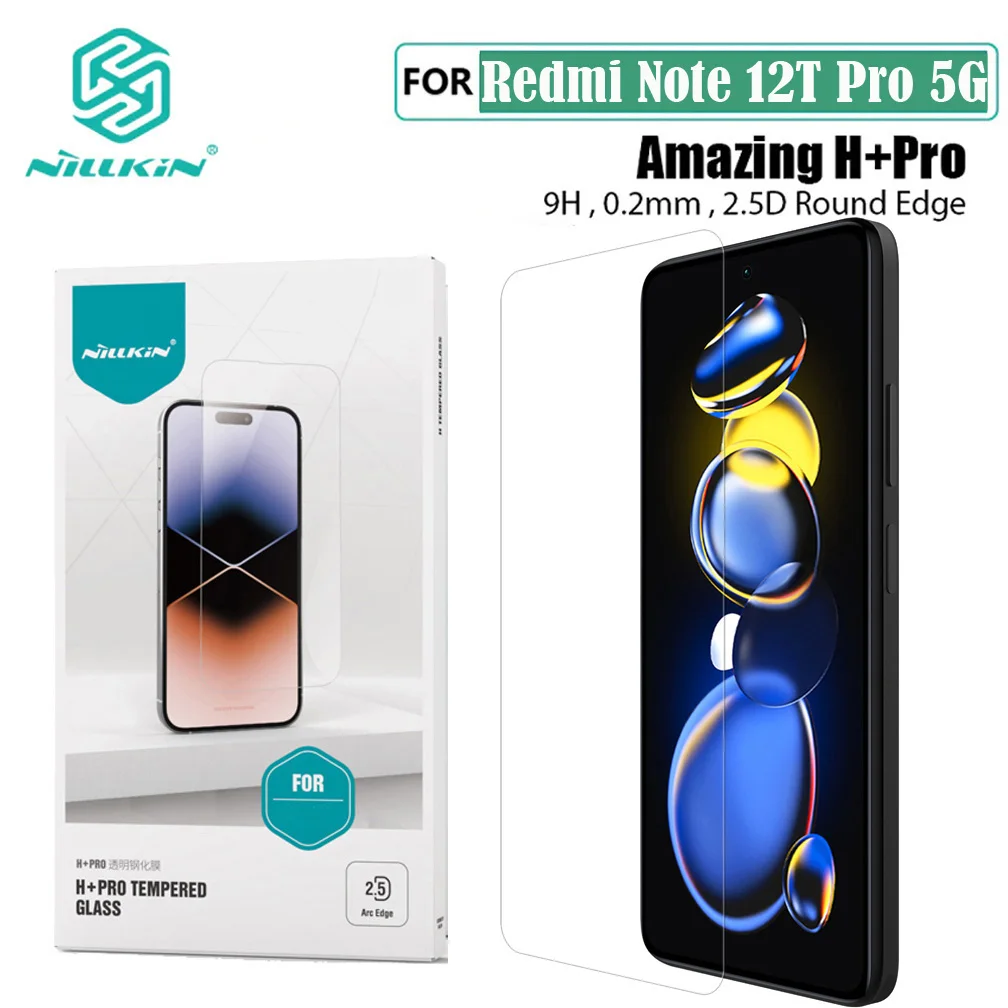 

Redmi Note 12T Pro 5G закаленное стекло Nillkin H + PRO противовзрывная наклейка Защита экрана для Xiaomi Redmi Note12T Pro 5G