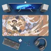 Genshin Impact Chiori Navia Caspar Mousepad Office Large Mouse Mat Keyboard Mats Rubber PC Computer Game Big Anti-slip Mice Mat 1