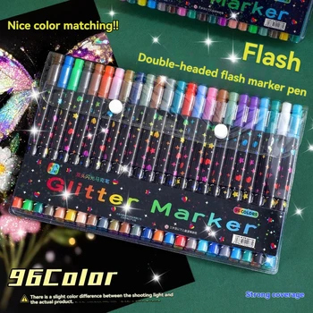 Dual Tip Glitter Markers 1