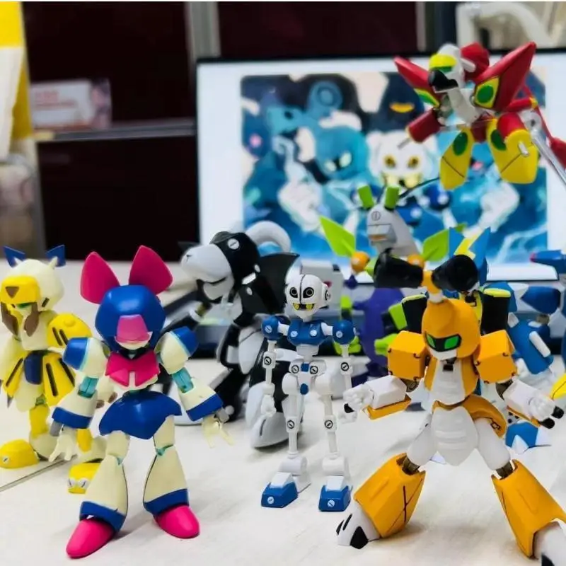 

Bandai Gashapon Anime Figure Medabots Series Super Movable Joint Action Figure Assembled Model Toy Children Birthday Toys Gifts