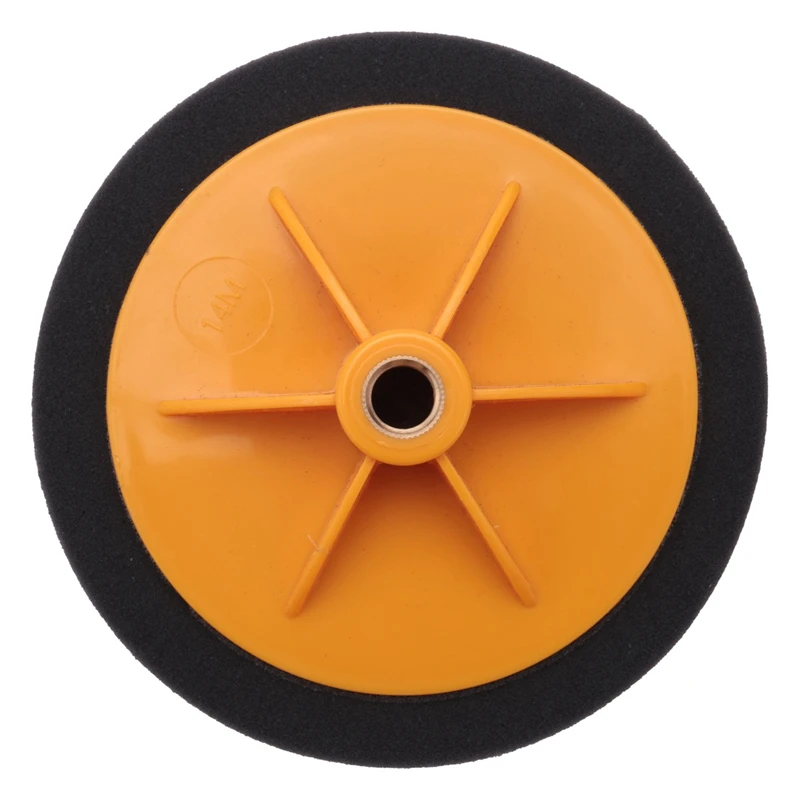 

4X 6 Inch/15Cm Car Polishing Waxing Pad Sponge M14 Wheel Polishing Waxing Pad Kit Tool For Car Polisher Black