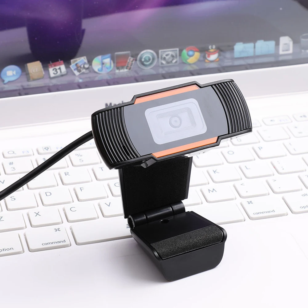 Webcam HD 720P Mini Web Camera with Microphone USB Plug for PC Mac Laptop Desktop YouTube Skype