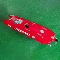 DT E51 Fiber Glass Electric High Speed RC Race Boat PNP Shaft Dual Motors Servos ESC Radio Remote Control Speed Toy Gift TH24350 2