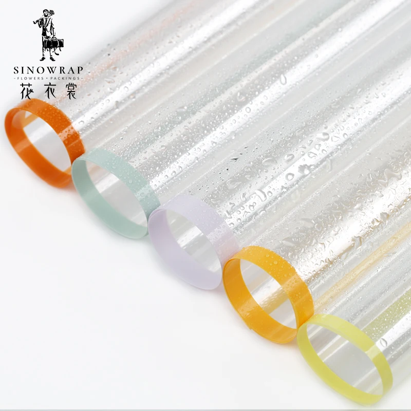

Sinowrap Waterproof Transparent Flower Wrappers Bouquet Packing Papers for Florist Paper Diy Decoration Papel Flower Wrapper