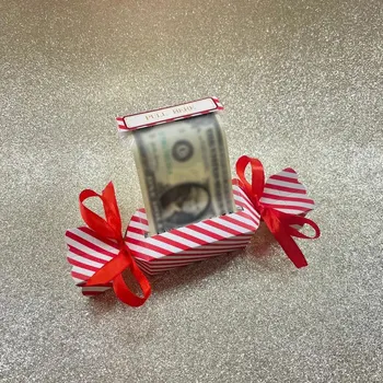 Money Pull Out Box Christmas Money Holder Pull Pouch Cash Pull Boxes Merry Christmas Money Box Unique Money Case For Holiday