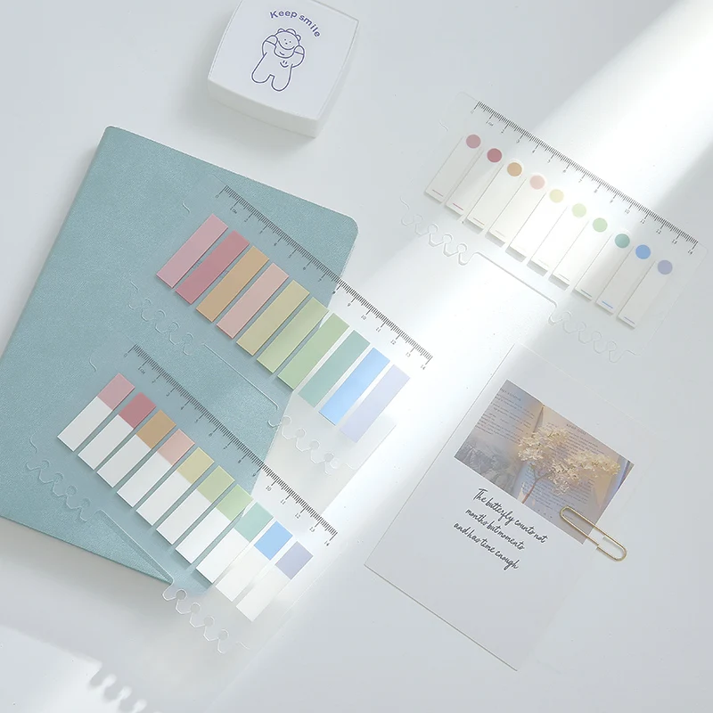 155x Index Stickers Tabs Page Markers Paper Sheets Notes Sticky Memo Stationery 