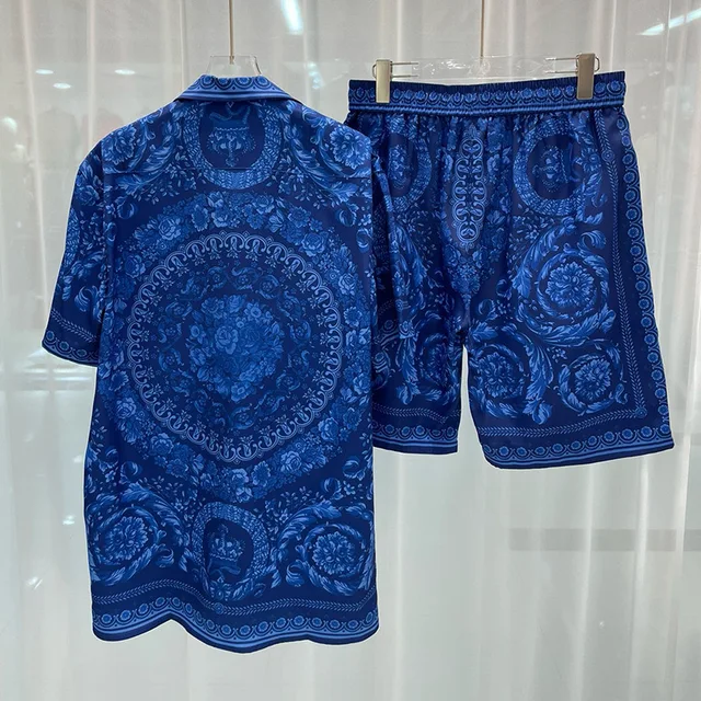 Spring and summer new men's shirt set - Image 2