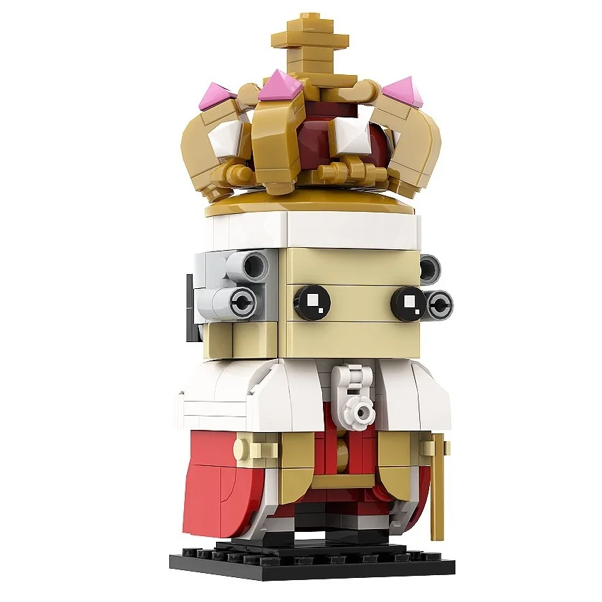 Plastica Abs Uk King George 3 Brickheadz Building Blocks Mini Action Figure Toys