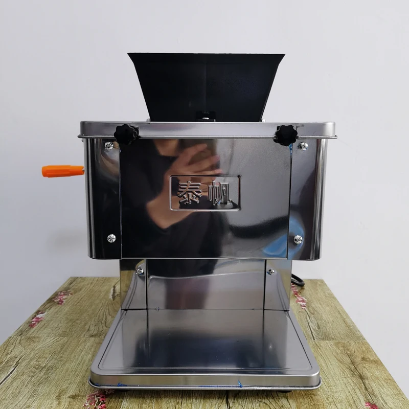 

Станок для двойной резки из нержавеющей стали, коммерческая зеркальная многофункциональная электрическая мясорубка