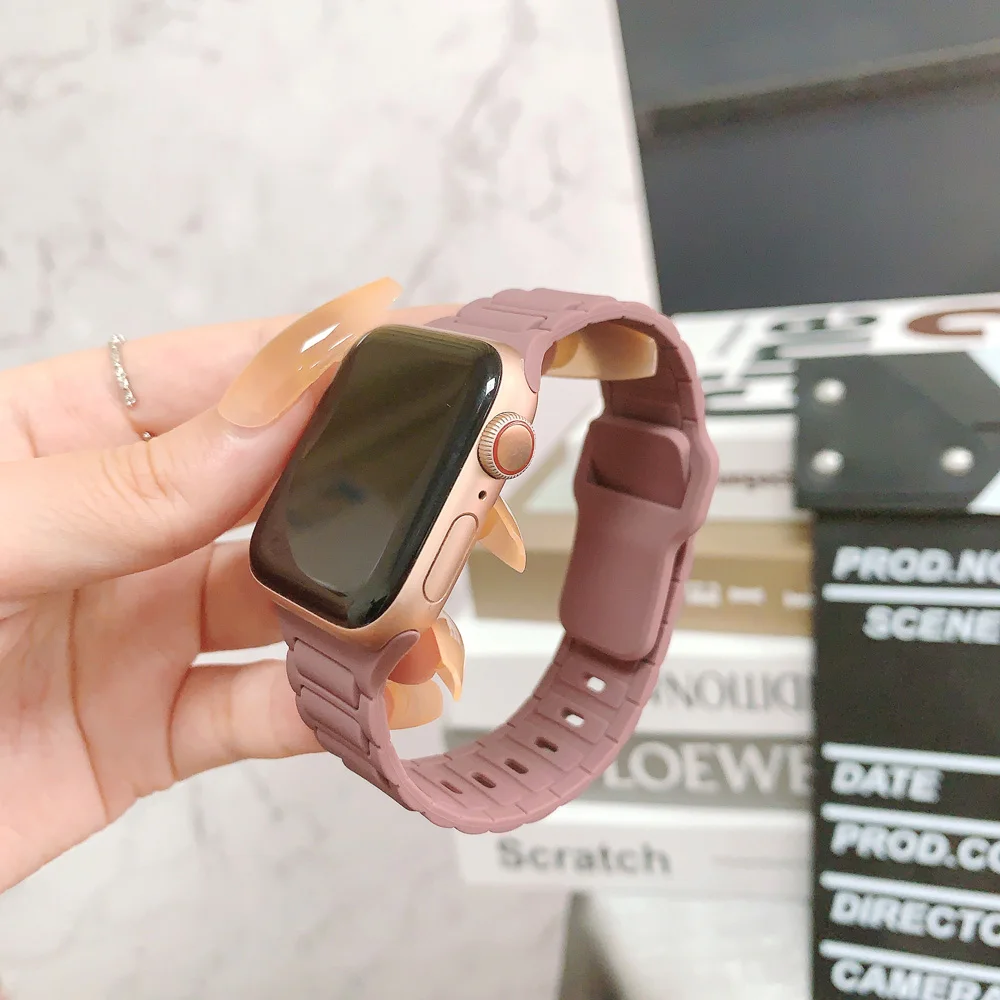 Premium Silicone Business Sports Watch Replacement Band