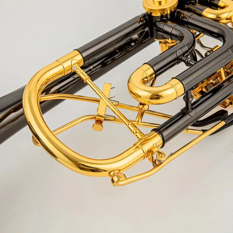 Austria Schagerl Bb Trumpet Rotary valve type B Flat Brass flat key Professional Trumpet Musical Instruments