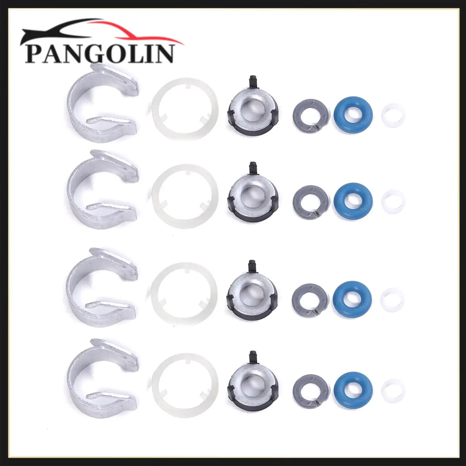 4pcs Fuel Injector O-ring Seal Kit 06H998907A 06J 998 907D For AUDI A4 Q5 VW Jetta CC 1.8 2.0T Fuel Supply System Controls Parts