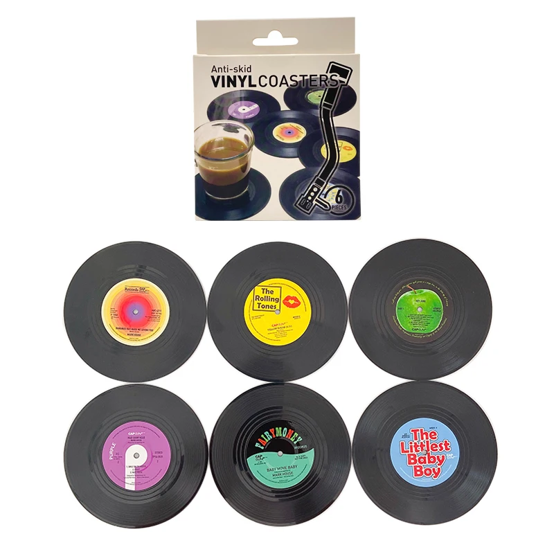 https://ae01.alicdn.com/kf/S42ec012d204c40cb856c40af1402f83a5/2-4-6pcs-Retro-Vinyl-Record-Cup-Coaster-Anti-slip-Coffee-Coasters-Heat-Resistant-Music-Drink.jpg