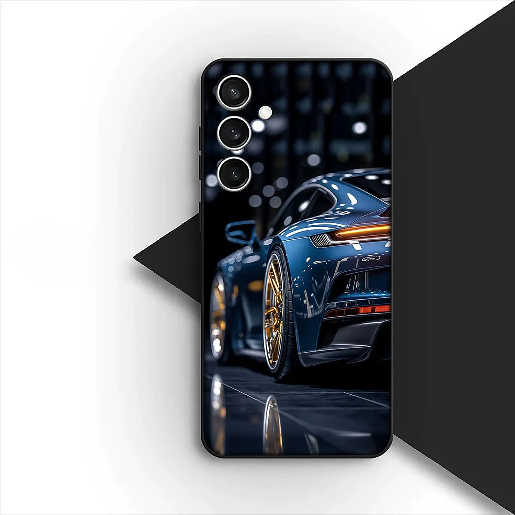 Supercar Cartoon Taillights Soft Phone Case