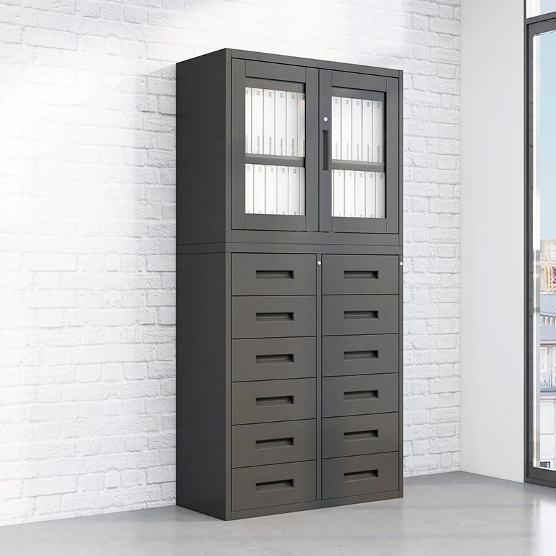 

TLL Large Capacity Chest of Drawers Storage Cabinet Steel Iron Cabinet with Lock