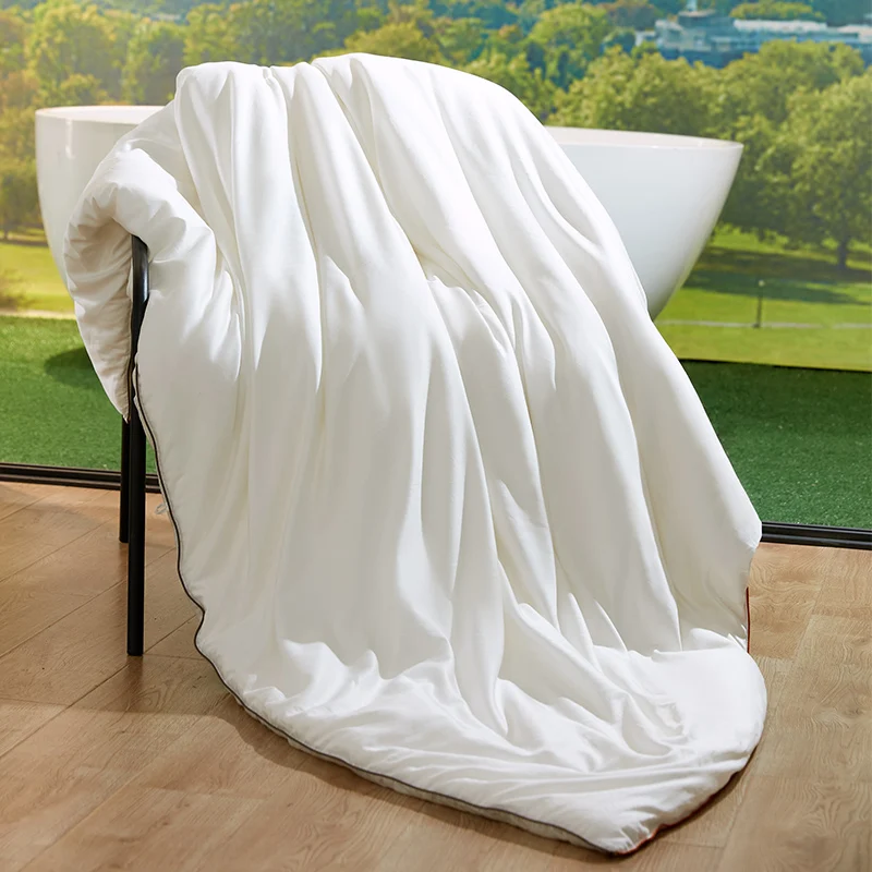 

Winter Cotton Fiber Silk Filling Reversible Duvet Bedding Set Handmade 200*220Cm Quilt Comforter Set