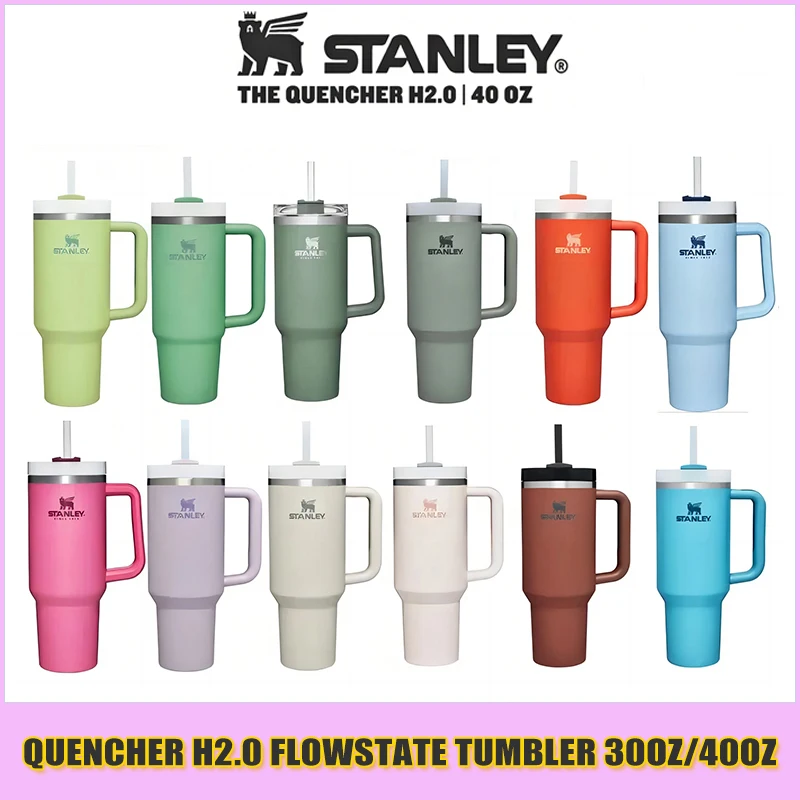 Stanley 30oz/40oz Quengher H2.0 Tumbler With Straw Lids Stainless