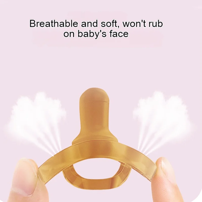 Silicone Pacifier 1PC Baby Nipple Sleeping Simulates Breast Milk Real Feeling Super Soft Anti-Colic