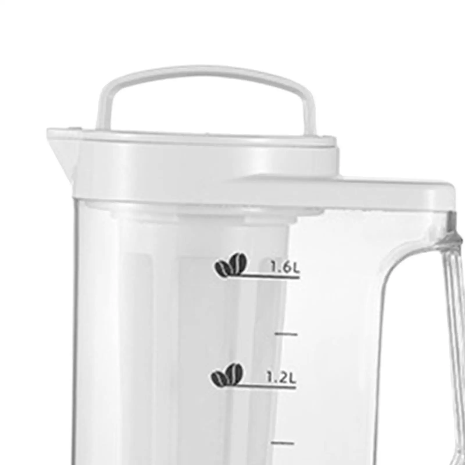 Ice coffee maker, cold brewery machine, jug with lid, versatile cold coffee