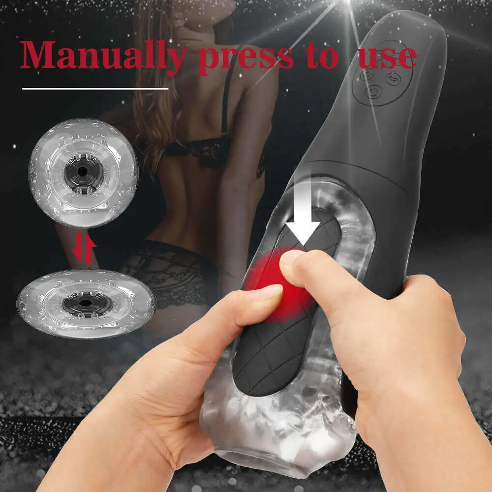 Realistischer Masturbator Für Männer Mit Saug- Und Vibrationsfunktion_voghion.com