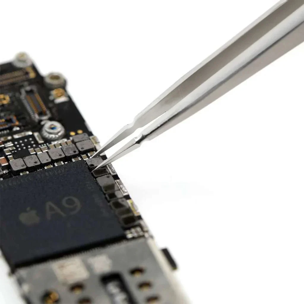 2UUL TW21 TW22 Non-magnetic Stainless Hollow Stencil Tweezers PCB Board Soldering and IC Chip Positioning Holding Tweezer precision tweezers tweezer tool esd anti static tweezers pimples blackhead tweezers blackhead clip tweezers soldering tweezers phone repair tweezers ceramic tweezers barbecue tweezers