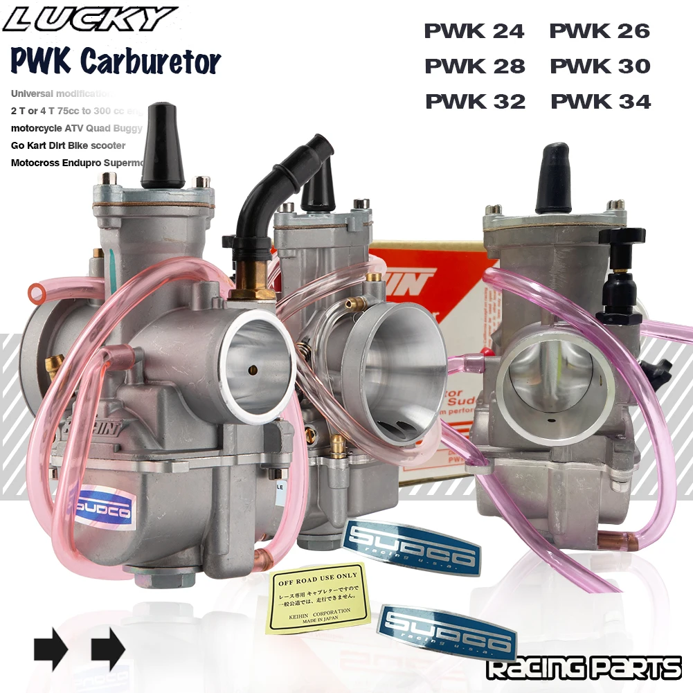 Motorcycle PWK Carburetor Keihin For Keihin PWK 24 26 28 30 32 34mm ...