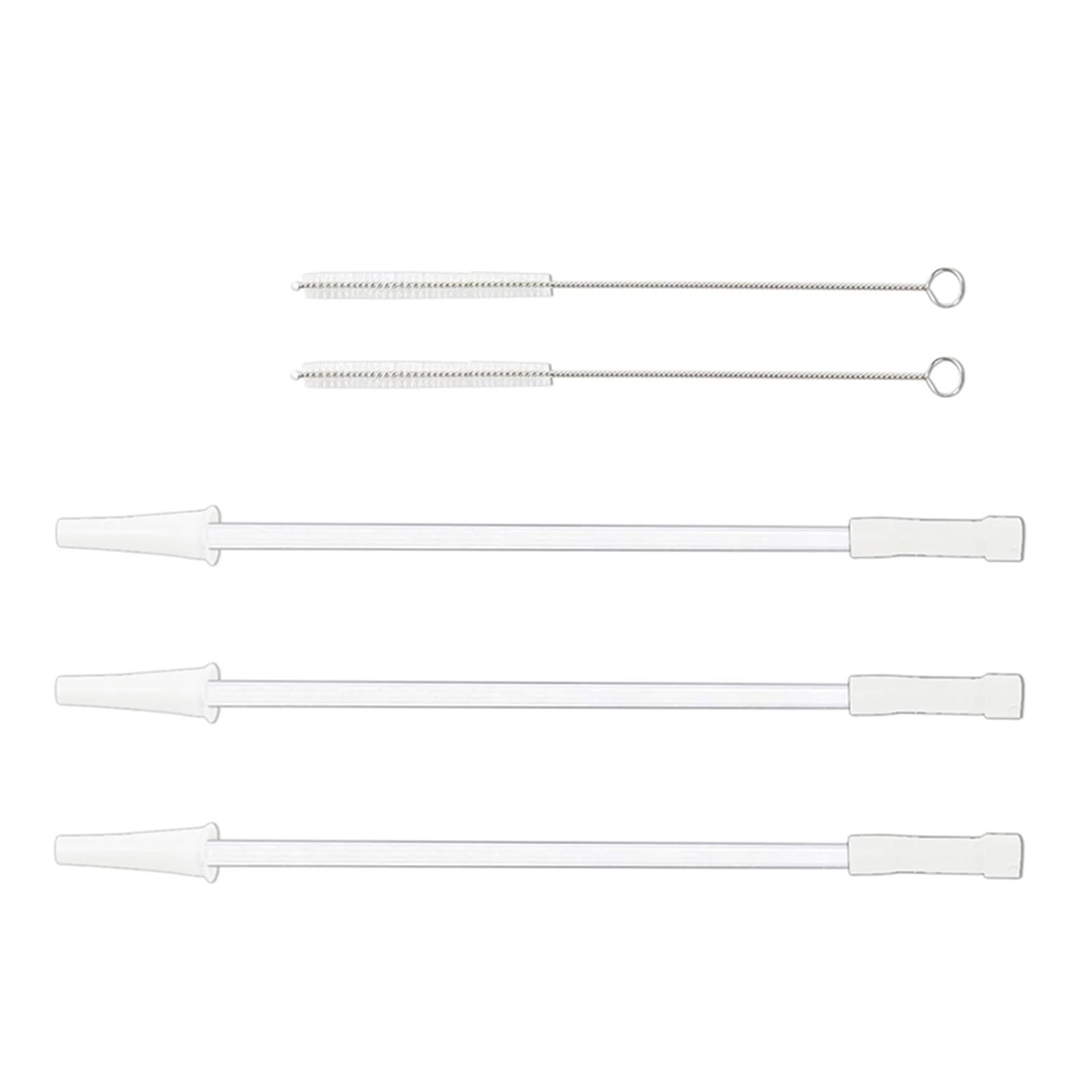 Gallon Water Bottle Straw Reusable Straw Replacement Set With Brushes For 128oz 64oz Gallon Jug